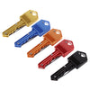 Stainless Steel Foldable Key-shaped Chain Knife Tool for Camping