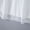 Refreshing Style Scoop Collar Sleeveless Lace Spliced A-Line Mini Dress for Women