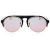 Chic Vintage Unisex Sunglasses Round Frame Colored Coating Eye Wear