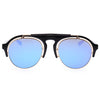 Chic Vintage Unisex Sunglasses Round Frame Colored Coating Eye Wear