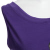 Casual Round Neck Sleeveless Asymmetric Pattern Print Loose Vest for Women