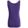 Casual Round Neck Sleeveless Asymmetric Pattern Print Loose Vest for Women