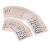 50pcs Stylish Art Tips Feather Water Transfers Nail Sticker for Ladies