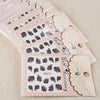 50pcs Stylish Art Tips Feather Water Transfers Nail Sticker for Ladies