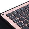 Stylish Design Slim Leather Bluetooth Keyboard Cover with Stand for iPad Pro