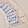 50pcs Stylish Art Tips Feather Water Transfers Nail Sticker for Ladies