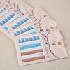50pcs Stylish Art Tips Feather Water Transfers Nail Sticker for Ladies