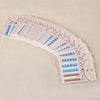 50pcs Stylish Art Tips Feather Water Transfers Nail Sticker for Ladies