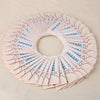 50pcs Stylish Art Tips Feather Water Transfers Nail Sticker for Ladies