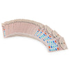 50pcs Stylish Art Tips Feather Water Transfers Nail Sticker for Ladies