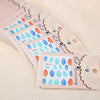 50pcs Stylish Art Tips Feather Water Transfers Nail Sticker for Ladies