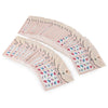 50pcs Stylish Art Tips Feather Water Transfers Nail Sticker for Ladies