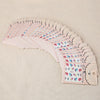 50pcs Stylish Art Tips Feather Water Transfers Nail Sticker for Ladies