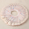 50pcs Stylish Art Tips Feather Water Transfers Nail Sticker for Ladies