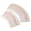 50pcs Stylish Art Tips Feather Water Transfers Nail Sticker for Ladies
