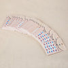 50pcs Stylish Art Tips Feather Water Transfers Nail Sticker for Ladies