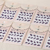 10pcs Stylish Art Tips Feather Water Transfers Nail Sticker for Ladies
