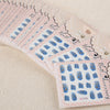 50pcs Stylish Art Tips Feather Water Transfers Nail Sticker for Ladies