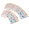 50pcs Stylish Art Tips Feather Water Transfers Nail Sticker for Ladies
