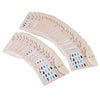 50pcs Stylish Art Tips Feather Water Transfers Nail Sticker for Ladies