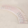 50pcs Stylish Art Tips Feather Water Transfers Nail Sticker for Ladies