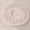 50pcs Stylish Art Tips Feather Water Transfers Nail Sticker for Ladies