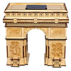 Colored Drawing DIY Veneer Arch of Triumph with Automatic Solar LED Light Sensation Romantic Gift for Valentine's Day