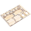 Colored Drawing DIY Veneer Arch of Triumph with Automatic Solar LED Light Sensation Romantic Gift for Valentine's Day