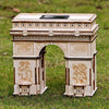 Colored Drawing DIY Veneer Arch of Triumph with Automatic Solar LED Light Sensation Romantic Gift for Valentine's Day