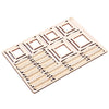 Colored Drawing DIY Veneer Mayan Pyramid with Automatic Solar LED Light Sensation Romantic Gift for Valentine's Day