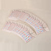 50pcs Stylish Art Tips Feather Water Transfers Nail Sticker for Ladies
