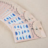 50pcs Stylish Art Tips Feather Water Transfers Nail Sticker for Ladies