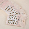 50pcs Stylish Art Tips Feather Water Transfers Nail Sticker for Ladies