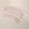 50pcs Stylish Art Tips Feather Water Transfers Nail Sticker for Ladies