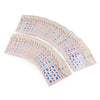 50pcs Stylish Art Tips Feather Water Transfers Nail Sticker for Ladies
