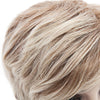 Spiffy Inclined Bang Capless Mixed Color Natural Wavy Charming Synthetic Short Wig For Women