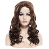Stunning Mixed Color Centre Parting Capless Long Heat Resistant Fiber Fluffy Curly Wig For Women