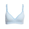 Cotton Pure Color Breathable Wire Free Nursing Bra for Pregnant Women