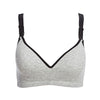 Cotton Pure Color Breathable Wire Free Nursing Bra for Pregnant Women