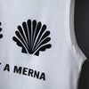 Brief Round Collar Sleeveless Print Patchwork Design T-shirt for Women