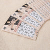 50 pcs Fashion 3D DIY Black Decal Nail Art Decoration Sticker