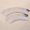 50 pcs Fashion 3D DIY Black Decal Nail Art Decoration Sticker