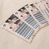 50 pcs Fashion 3D DIY Black Decal Nail Art Decoration Sticker