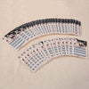 50 pcs Fashion 3D DIY Black Decal Nail Art Decoration Sticker