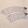 50 pcs Fashion 3D DIY Black Decal Nail Art Decoration Sticker
