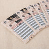 50 pcs Fashion 3D DIY Black Decal Nail Art Decoration Sticker
