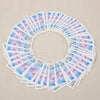 50pcs Flower Nail Decals Art Water Transfer Stickers Nail DIY Decoration