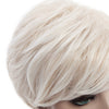 Side Bang Ash Blonde Short Straight Elegant Synthetic Stylish Capless Wig For Women