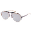 Chic Vintage Unisex Sunglasses Round Frame Colored Coating Eye Wear