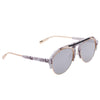 Chic Vintage Unisex Sunglasses Round Frame Colored Coating Eye Wear